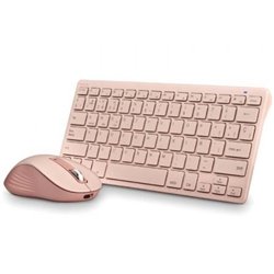 Teclado y Rat�n Inal�mbricos NGS Fantasy Kit Pink/ Rosa