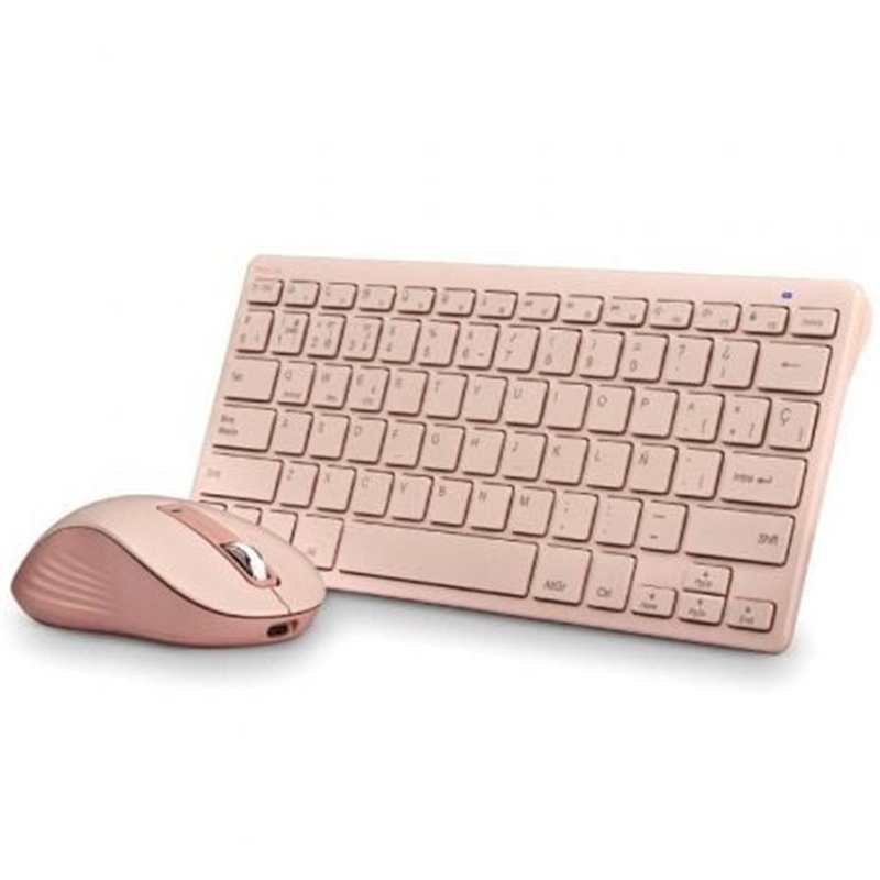 Teclado y Rat�n Inal�mbricos NGS Fantasy Kit Pink/ Rosa