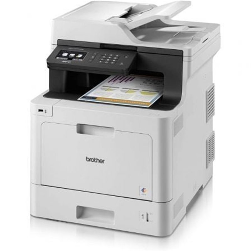 Multifunci�n L�ser Color Brother MFC-L8690CDW WiFi/ Fax/ D�plex/ Blanca