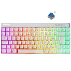 Teclado Gaming Mec�nico Inalambrico Mars Gaming MKCLOUDWBES/ Blanco