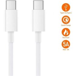 Cable USB 2.0 Tipo C Xiaomi SJV4108GL/ USB Tipo-C Macho - USB Tipo-C Macho/ 1.5m/ Blanco