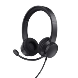 Trust Ayda Auriculares Alámbrico Diadema Llamadas/Música USB tipo A Negro