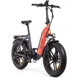 EBIKE  LUXOR - URBAN - FAT 20” X 4 - BAT. INTEGRADA Y EXTRAIBLE - NEGRO/CORAL