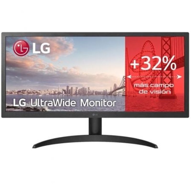 Monitor Profesional Ultrapanor�mico LG UltraWide 26WQ500-B 25.7"/ WFHD/ Negro