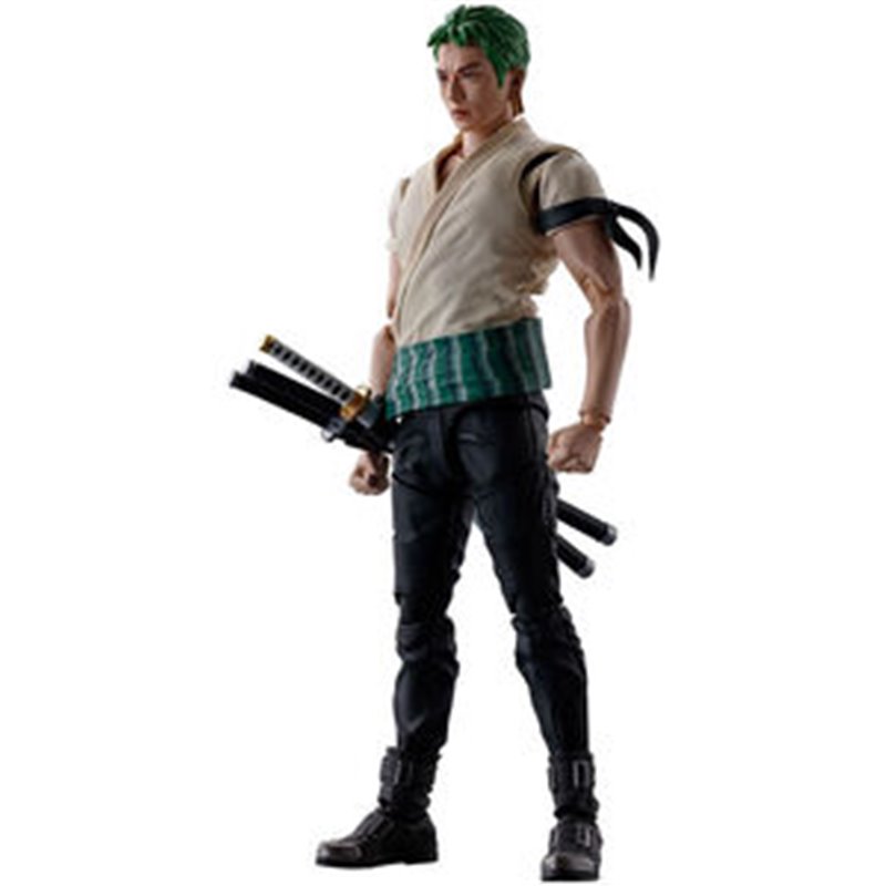 FIGURA S.H. FIGUARTS RORONOA ZORO NETFLIX SERIES ONE PIECE 14,5CM