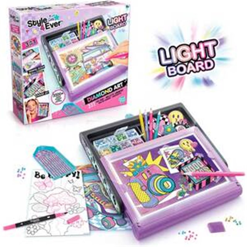 MALETIN LUMINOSO DIAMOND ART 3 EN 1