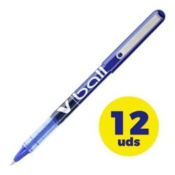 Caja de Bol�grafos de Tinta L�quida Pilot V-Ball NVB7A/ 12 unidades/ Azules