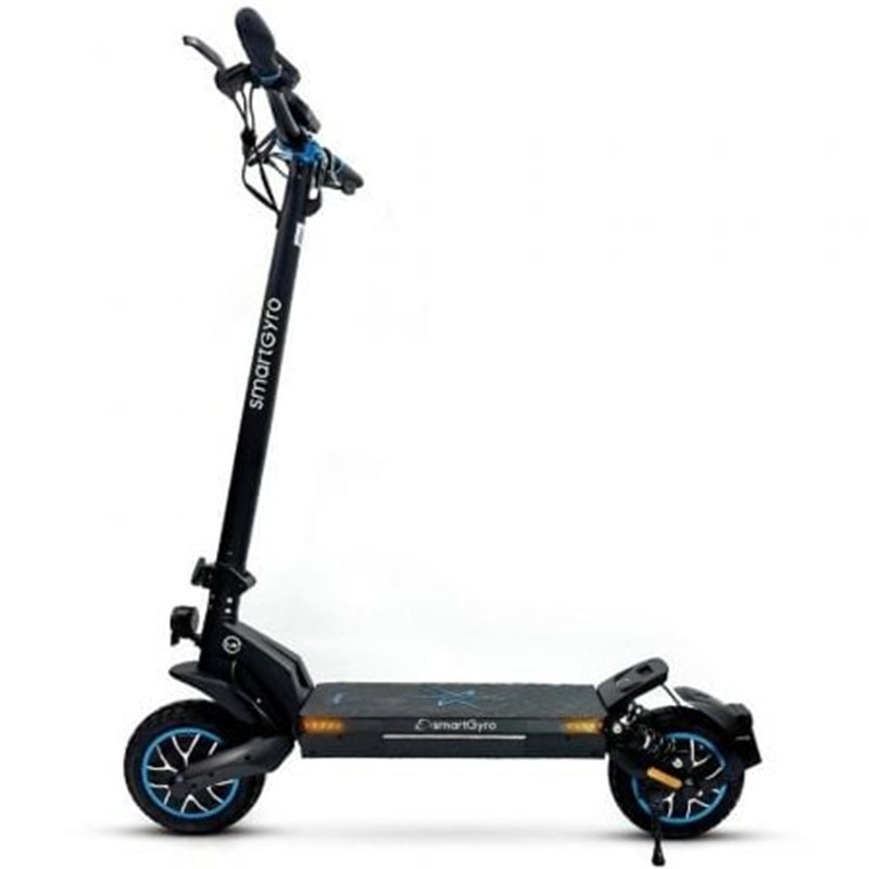 Patinete El�ctrico SmartGyro CrossOver Dual Max Certificado/ Motor 1000W/ Ruedas 10"/ 25km/h/ Autonom�a 60km/ Negro