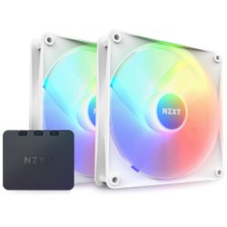 NZXT F140 RGB Core Carcasa del ordenador Ventilador 14 cm Blanco 2 pieza(s)