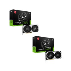 VGA MSI RTX 4070 VENTUS 2X E1 12G OC,NV,RTX4070,12GB