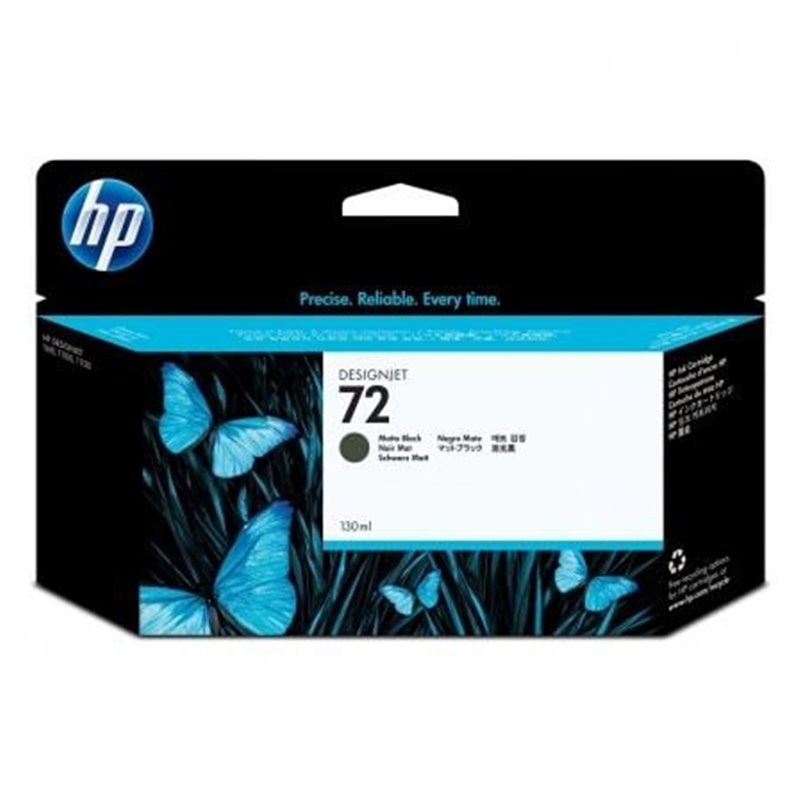 Cartucho de Tinta Original HP n�72/ Negro Mate