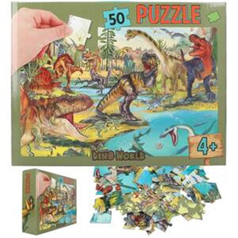 PUZZLE 50 PIEZAS DINO WORLD