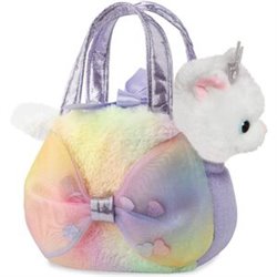 PELUCHE BOLSO GATO PRINCESA FANCY PAL 21CM