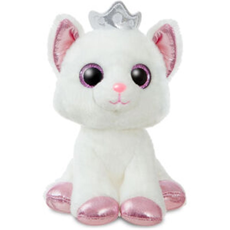 PELUCHE GATO BLANCO SOFT 18CM