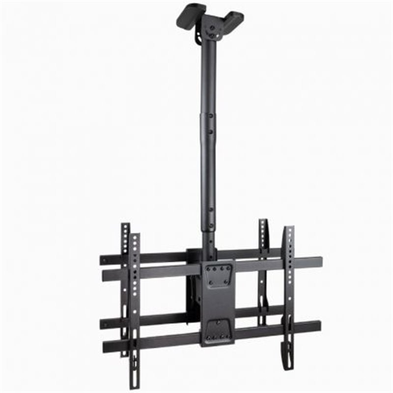 Soporte de Techo Giratorio/ Inclinable/ Nivelable TooQ LPCE2286TSLI-B para 2 TV de 43-86"/ hasta 100kg