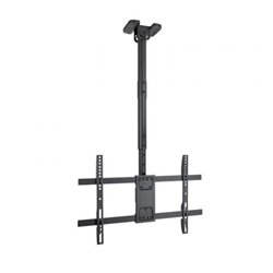 Soporte de Techo Giratorio/ Inclinable/ Nivelable TooQ LPCE1186TSLI-B para TV de 43-86"/ hasta 60kg