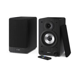 Sharp Bookshelf Speakers De 2 vías Negro Inalámbrico y alámbrico 60 W