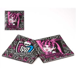 PACK 15 SERVILLETAS MONSTER HIGH 33X33 CM