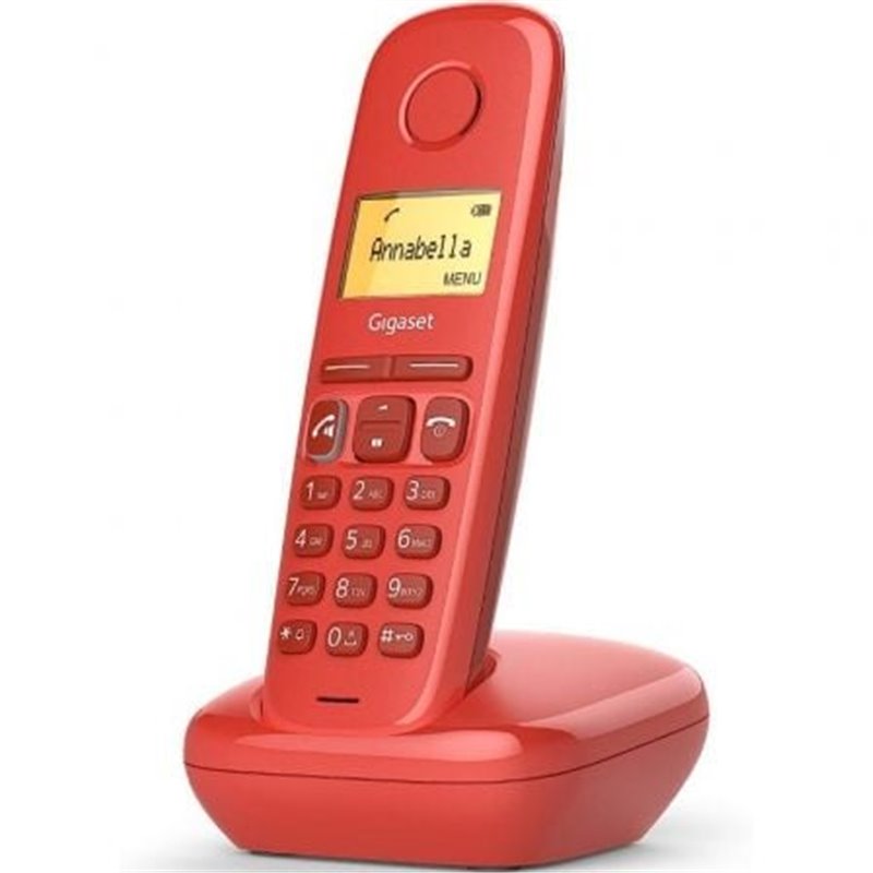 Tel�fono Inal�mbrico Gigaset A270/ Rojo