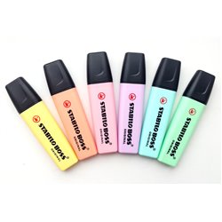 MARCADOR FLUORESCENTE PASTEL STABILO BOSS