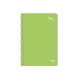 CUADERNO XTRA F�80H CUADRO 4X4