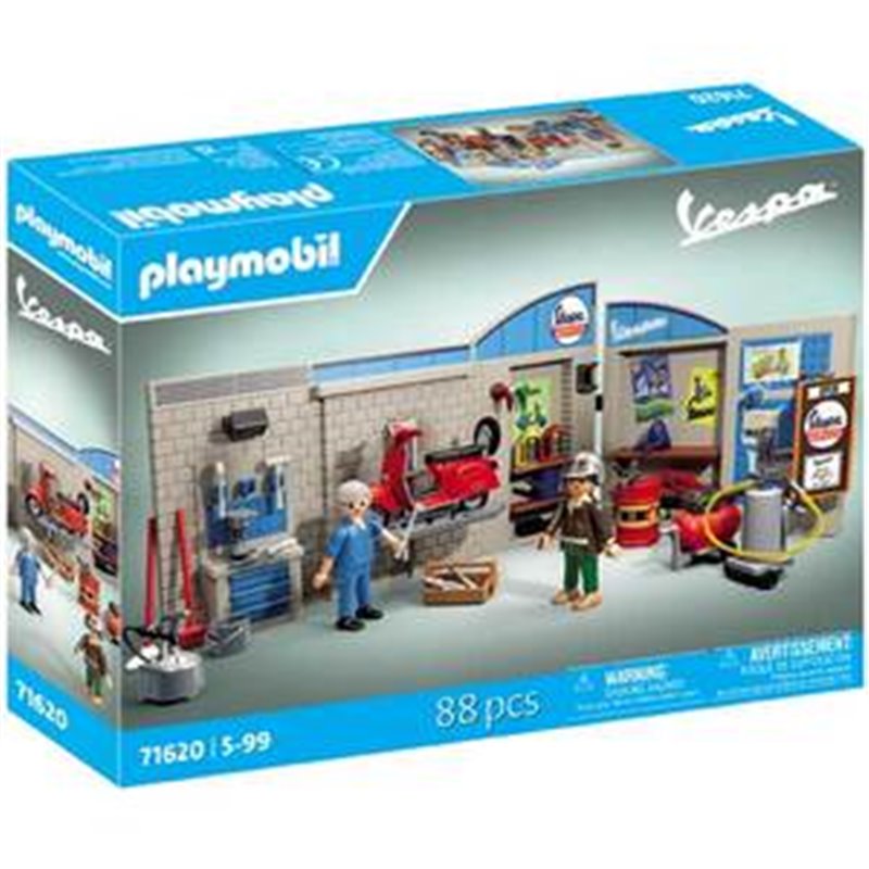 TALLER VESPA AÑOS 60 PLAYMOBIL