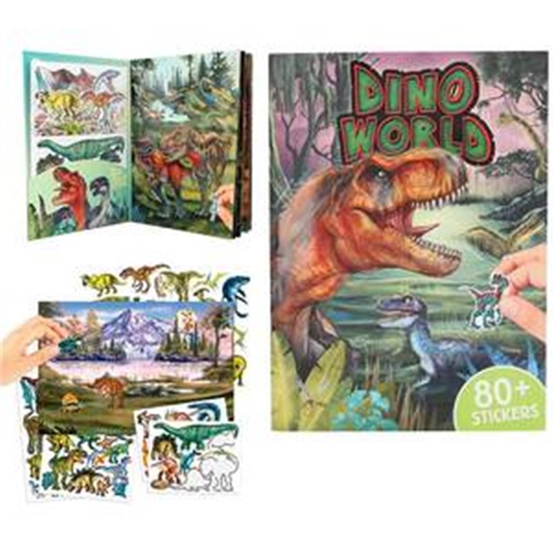 PEGATINAS CON RELIEVE DINO WORLD