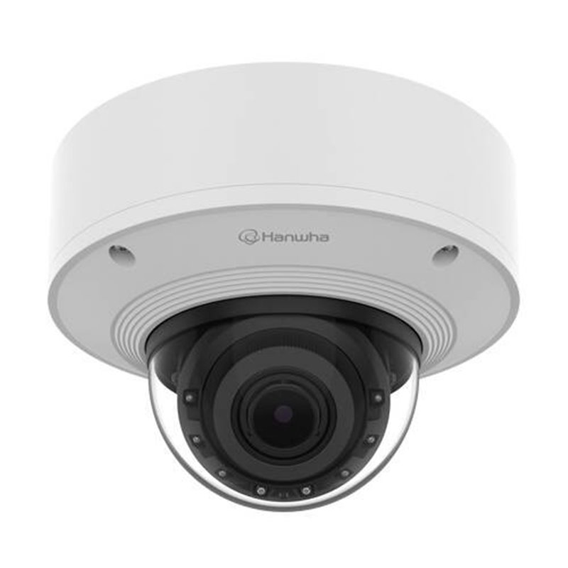 (PNV-A6081R-E1T) HANWHA CÁMARA IP SERIE P MINIDOMO ANTIVANDÁLICO 2MP 4.38-9.33MM SOLIDEDGE 1TB SSD EMBEBIDO HASTA 5 CÁMARAS ADIC