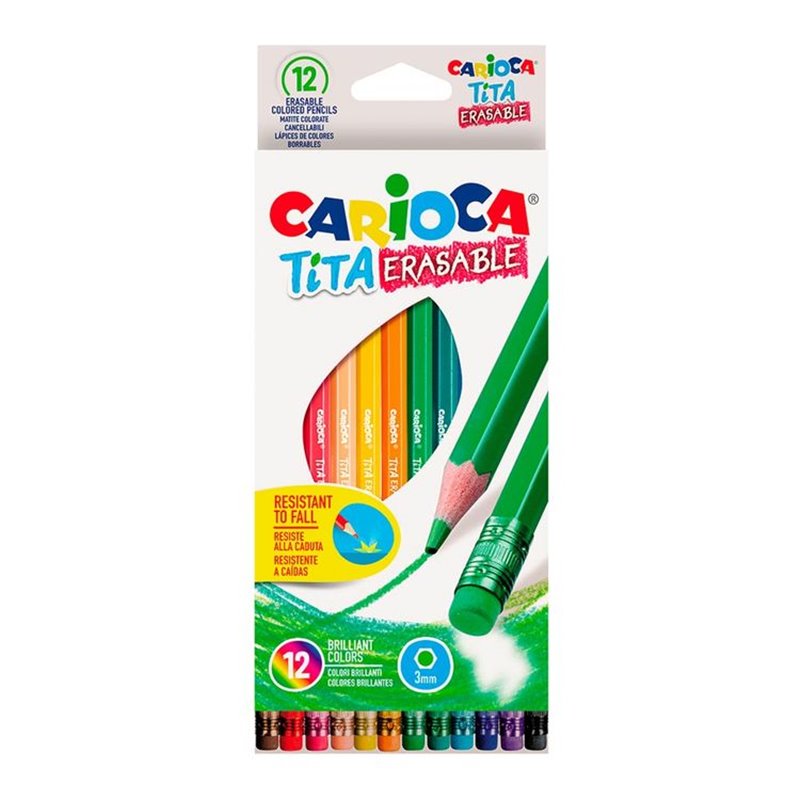 CAJA 12 LAPIZ TITA ERASABLE