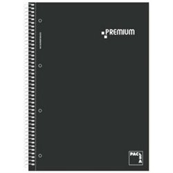 LIBRETA PREMIUM 5 COLORES A4 160H 70GRS TAPA DURA