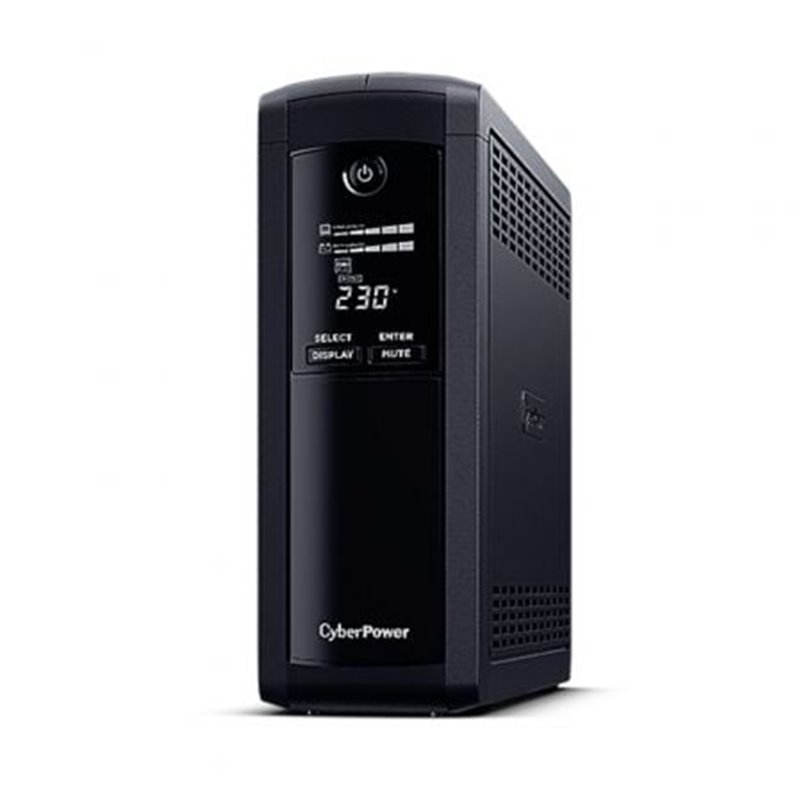 SAI L�nea Interactiva Cyberpower VP1200ELCD-DE/ 1200VA-720W/ 5 Salidas/ Formato Torre