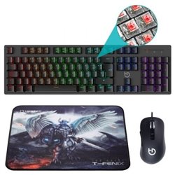 Pack Gaming Hiditec PAC010026/ Teclado Mec�nico+ Rat�n + Alfombrilla