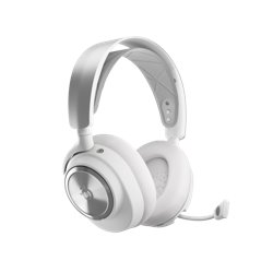 Steelseries Arctis Nova Pro Wireless Auriculares Inalámbrico y alámbrico Diadema Juego Bluetooth Plata, Blanco