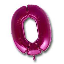 GLOBO NUMERO INFLABLE -  60 CM