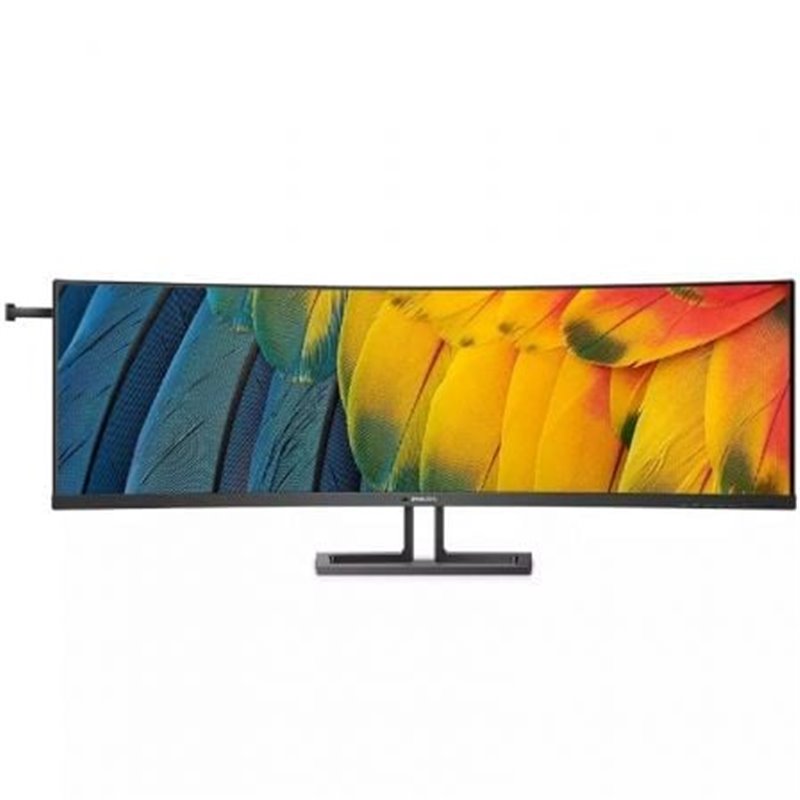 Monitor Profesional Ultraparon�mico Curvo Philips 45B1U6900C 44.5"/ Dual QHD/ Multimedia/ Regulable en altura/ Negro