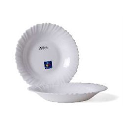 PLATO HONDO FESTON BLANCO 23cm