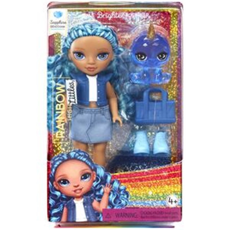 MUÑECA LITTLE FASHION AZUL RAINBOW HIGH