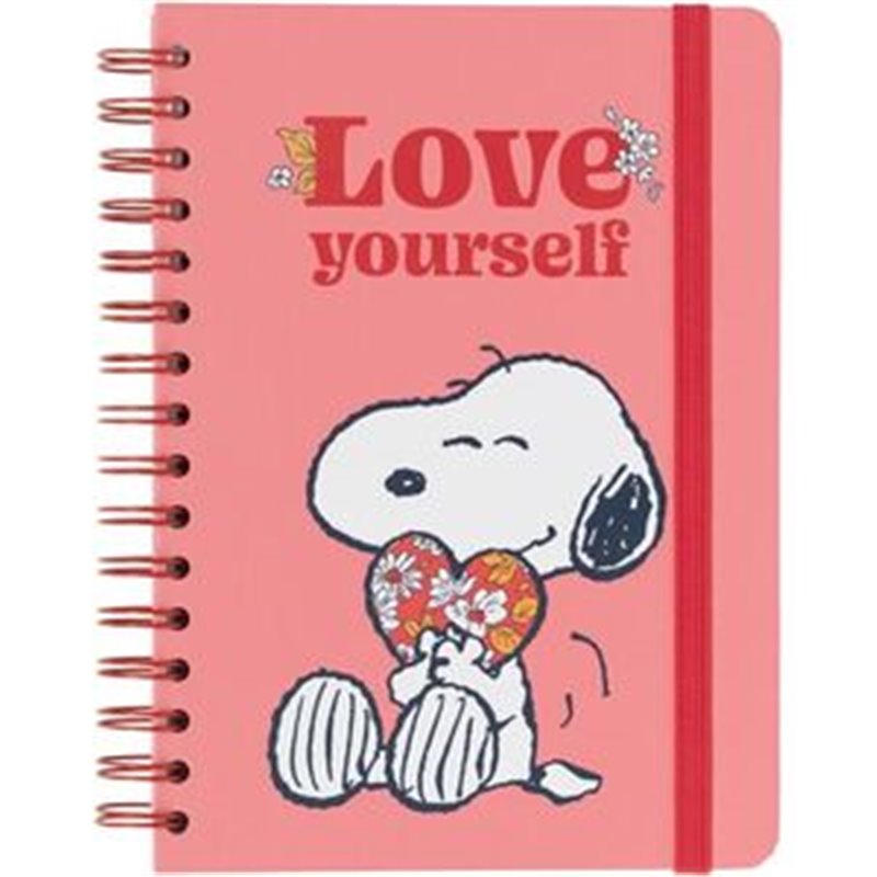 CUADERNO A5 LOVE YOURSELF SNOOPY