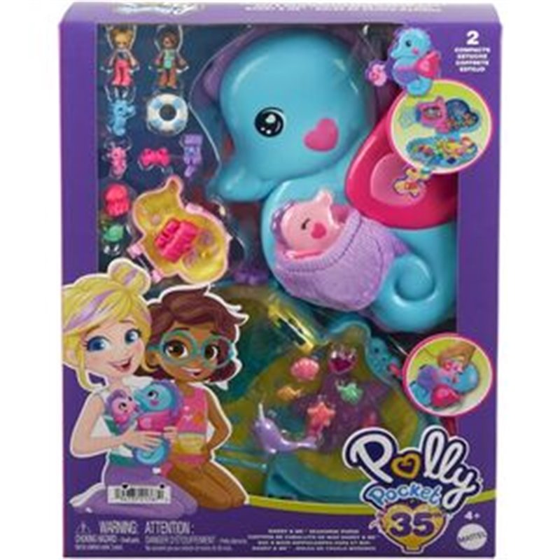 ESTUCHE BOLSO CABALLITO DE MAR POLLY POCKET