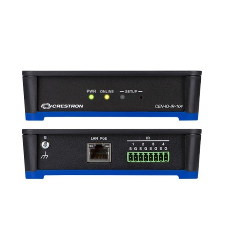 CRESTRON WIRED ETHERNET MODULE WITH 4 IR PORTS (CEN-IO-IR-104) 6507970