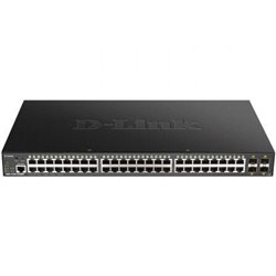 Switch Gestionado D-Link Smart DGS-1250-52XMP 52 Puertos/ RJ-45 10/100/1000 PoE/ SFP