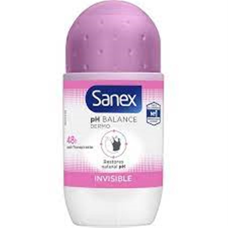 SANEX DESODORANTE ROLL-ON DERMO INVISIBLE 50ML