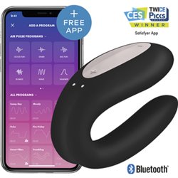 SATISFYER DOUBLE JOY CON APP NEGRO