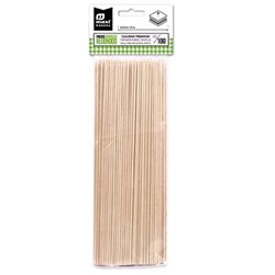 PINCHOS DE MADERA x 100 und. 25cm