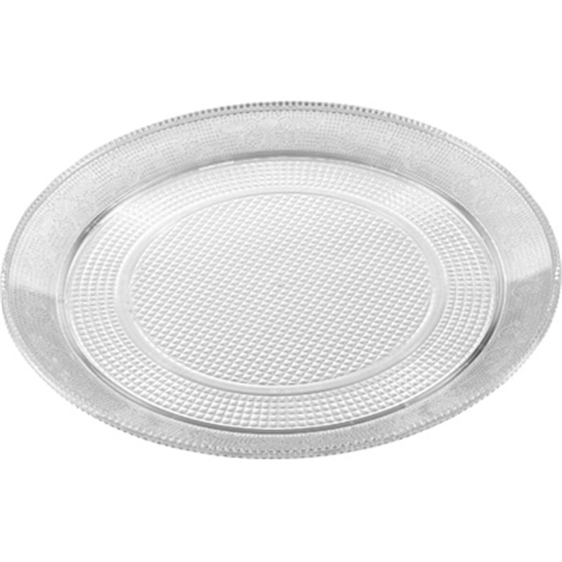 BANDEJA  PARA PASTELES PLASTICO 30cm