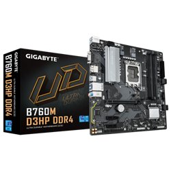 GIGABYTE B760M D3HP DDR4 - Compatible con CPUs Intel Core de 14ª generación, VRM Digital 4+1+1 fases, hasta 5333MHz DDR4 (OC), 2