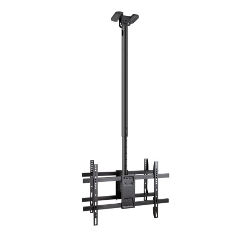 TooQ Soporte de Techo para 2 Pantallas 43"-86", Negro