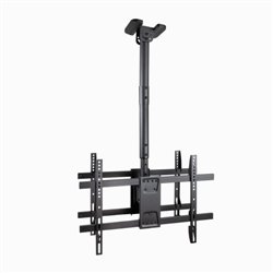 TooQ Soporte de Techo para 2 Pantallas 43"-86", Negro