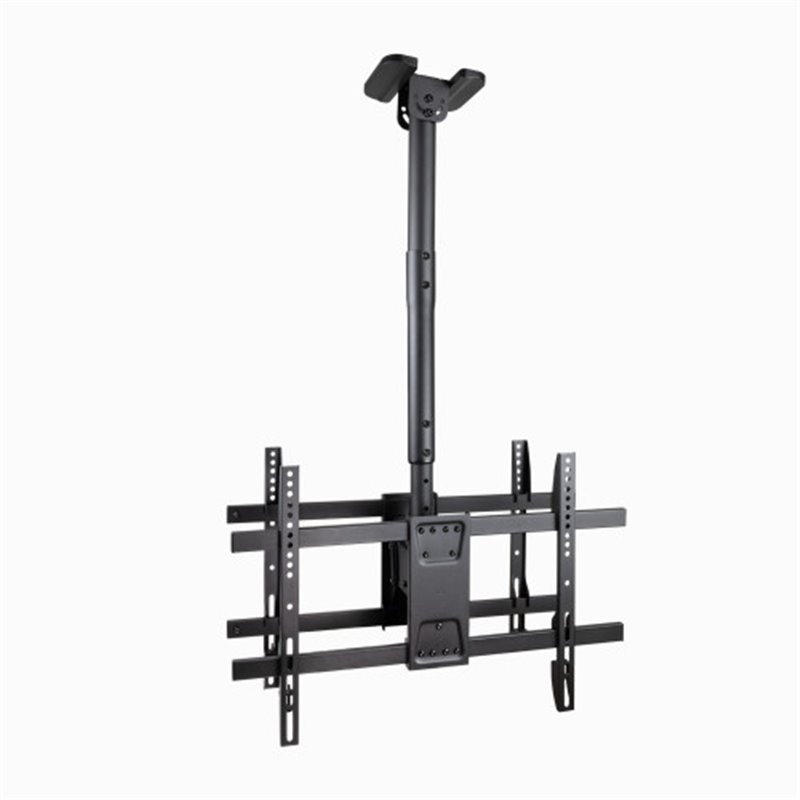 TooQ Soporte de Techo para 2 Pantallas 43"-86", Negro