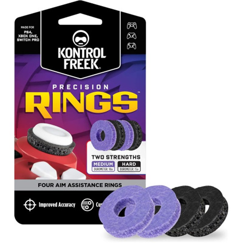 ACCESORIO GAMEPAD KONTROLFREEK BY STEELSERIES Precision Rings BLACK/PURPLE 4005-BP